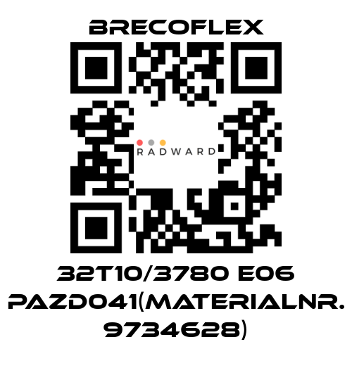 Brecoflex-32T10/3780 E06 PAZD041(MATERIALNR. 9734628) price