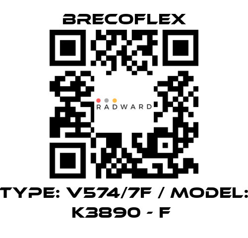 Brecoflex-Type: V574/7F / Model: K3890 - F  price