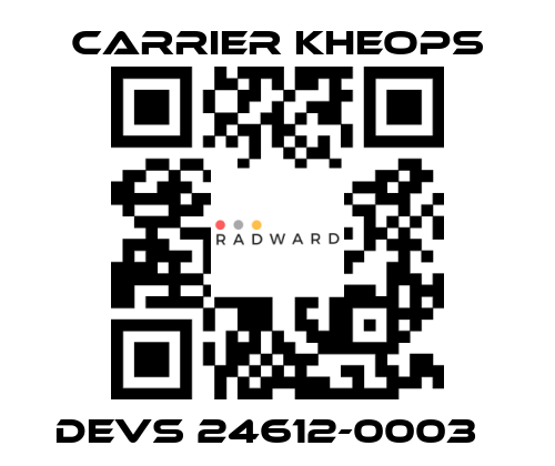 Carrier Kheops-DEVS 24612-0003   price