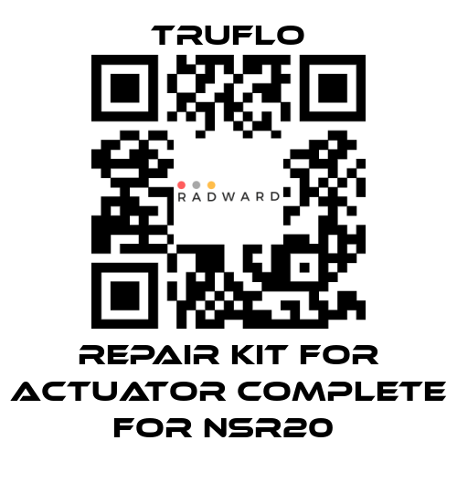 TRUFLO-Repair Kit For Actuator Complete For NSR20  price