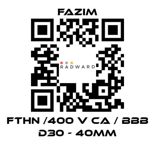 Fazim-FTHN /400 V CA / BBB D30 - 40mm price