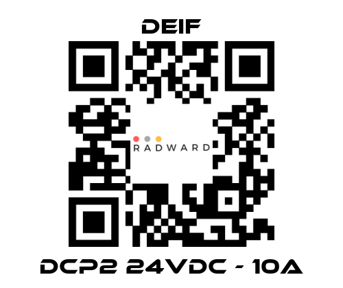 Deif-DCP2 24VDC - 10A price