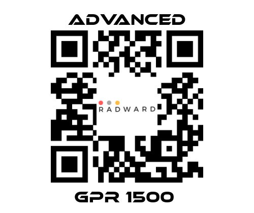 Advanced-GPR 1500  price