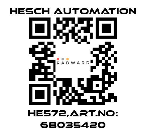 Hesch Automation-HE572,ART.NO: 68035420 price