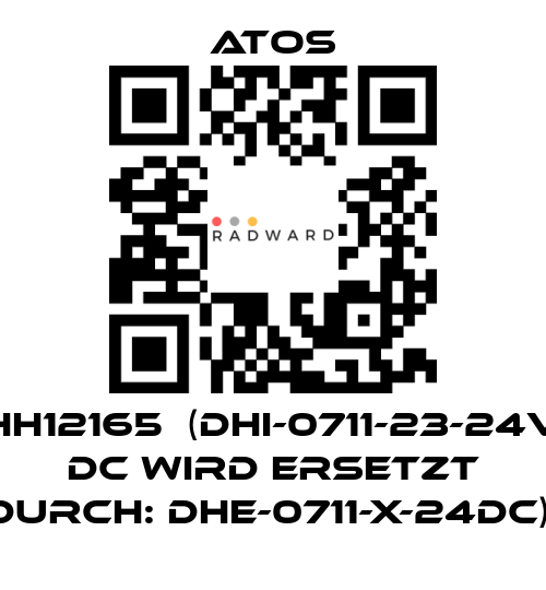 Atos-HH12165  (DHI-0711-23-24V DC WIRD ERSETZT DURCH: DHE-0711-X-24DC)  price