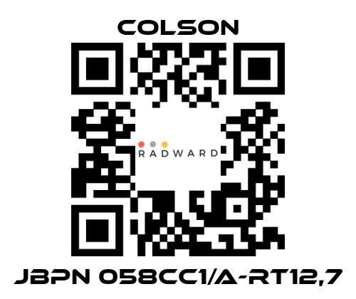 Colson-JBPN 058CC1/A-RT12,7 price