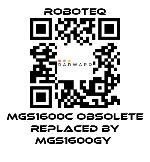 Roboteq- MGS1600C obsolete replaced by MGS1600GY  price