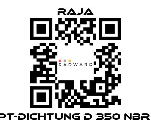 Raja-PT-Dichtung D 350 NBR  price