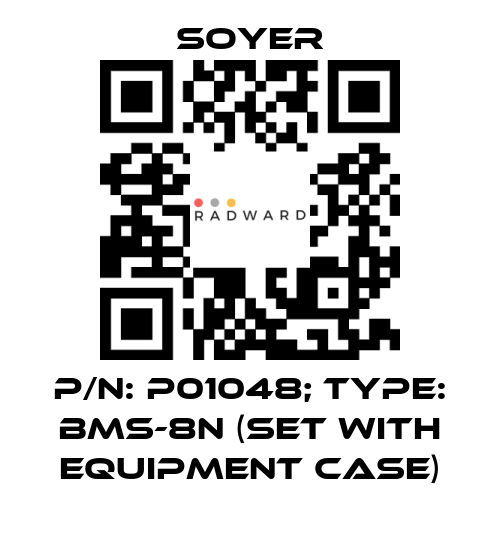 Soyer-p/n: P01048; Type: BMS-8N (Set with equipment case) price