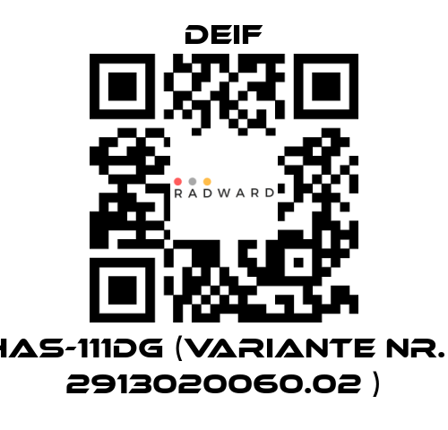 Deif-HAS-111DG (Variante Nr. : 2913020060.02 ) price