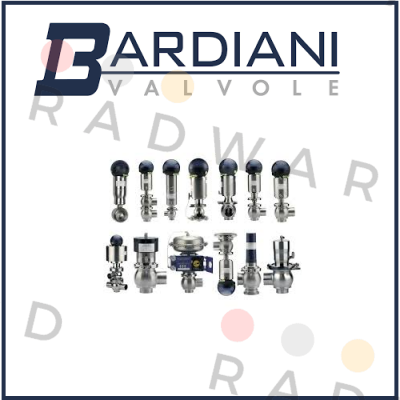 Bardiani Valvole-PNEUMATISCHES SCHEIBENVENTIL, DN 2 1/2" ODER DN65, SCHWEIßENDE, EPDM, ANTRIEB MACH98, NC (FEDER SCHL  price