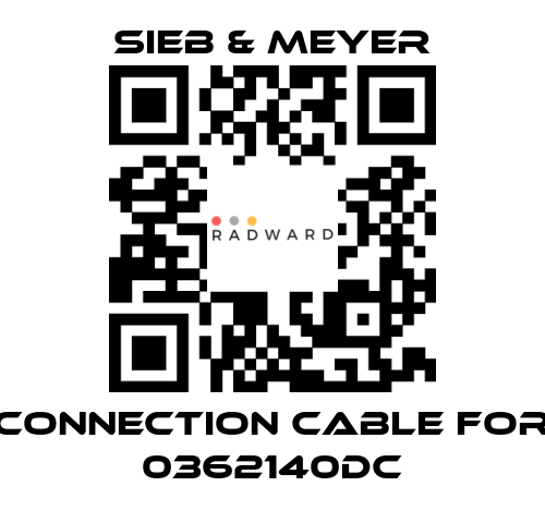 SIEB & MEYER-connection cable for 0362140DC price