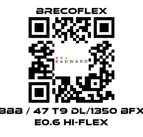 Brecoflex-BBB / 47 T9 DL/1350 BFX E0.6 Hi-Flex price