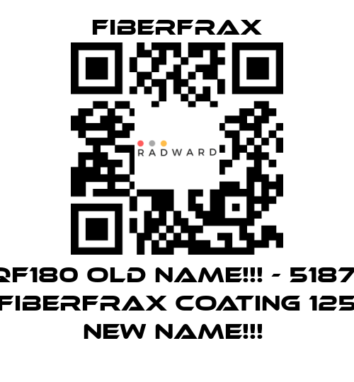 Fiberfrax-QF180 old name!!! - 51871 (FIBERFRAX COATING 125) new name!!!  price