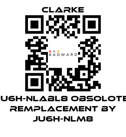 Clarke-JU6H-NLABL8 OBSOLOTE; REMPLACEMENT BY JU6H-NLM8 price