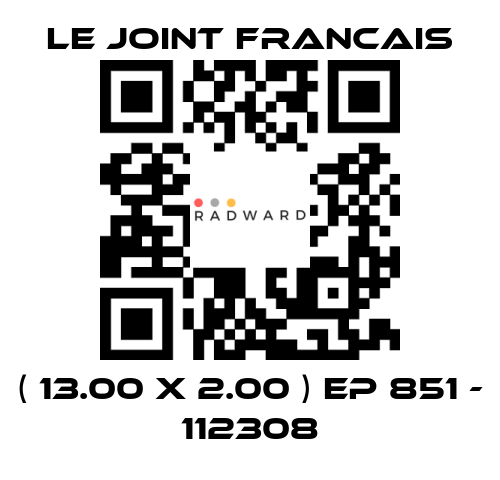 LE JOINT FRANCAIS-( 13.00 X 2.00 ) EP 851 - 112308 price