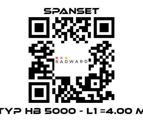 SpanSet-Typ HB 5000 - L1 =4.00 m price