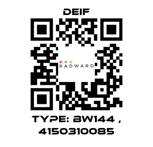 Deif-Type: BW144 , 4150310085 price