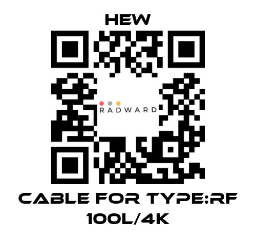 HEW-cable For Type:RF 100L/4K price