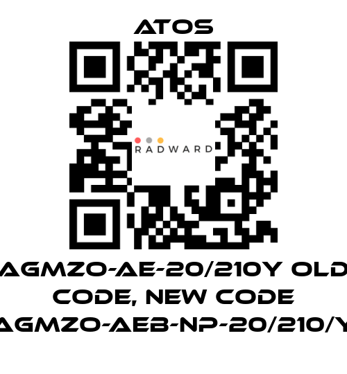 Atos-AGMZO-AE-20/210Y old code, new code AGMZO-AEB-NP-20/210/Y price