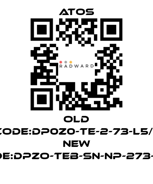 Atos-old code:DP0Z0-TE-2-73-L5/1; new code:DPZO-TEB-SN-NP-273-L5/I price