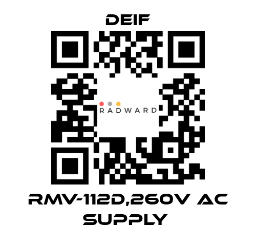 Deif-RMV-112D,260V AC SUPPLY  price