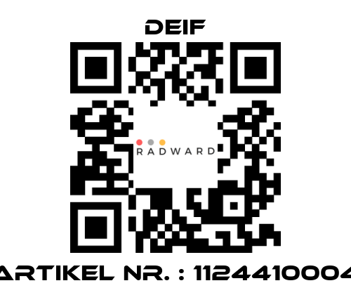 Deif-Artikel Nr. : 1124410004 price