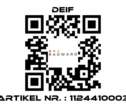 Deif-Artikel Nr. : 1124410003 price