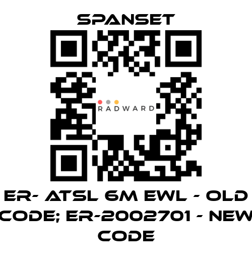 SpanSet-ER- ATSL 6m EWL - old code; ER-2002701 - new code price