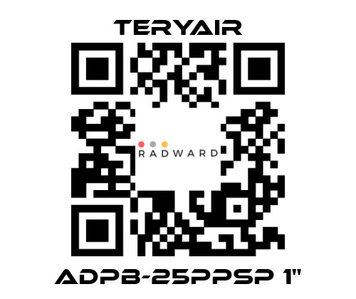 TERYAIR-ADPB-25PPSP 1" price