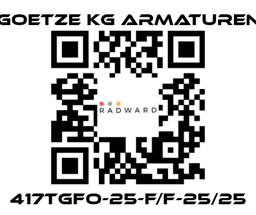 Goetze KG Armaturen-417tGFO-25-f/f-25/25 price