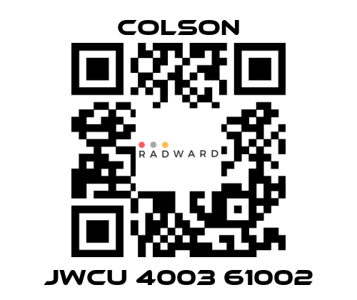 Colson-JWCU 4003 61002 price