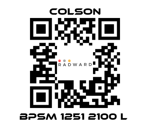 Colson-BPSM 1251 2100 L  price