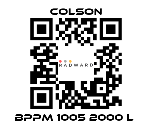 Colson-BPPM 1005 2000 L  price