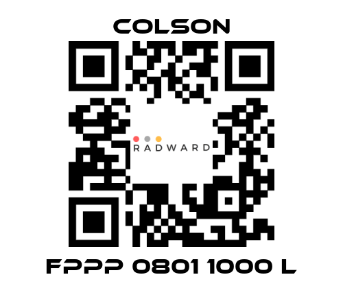 Colson-FPPP 0801 1000 L price