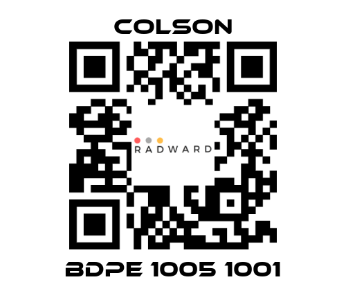 Colson-BDPE 1005 1001 price