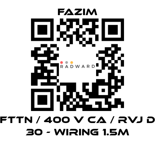 Fazim-FTTN / 400 V CA / RVJ D 30 - WIRING 1.5M price