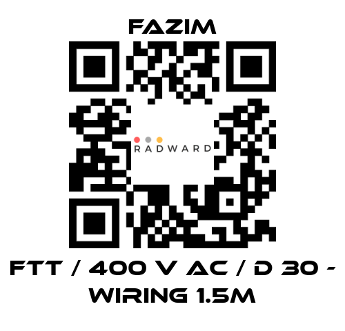 Fazim-FTT / 400 V AC / D 30 - WIRING 1.5M price