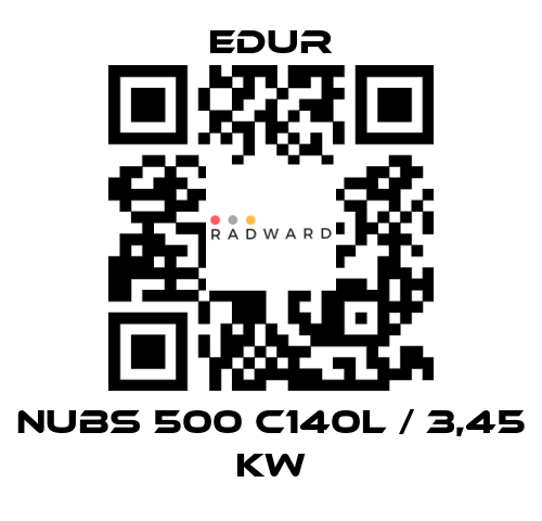 Edur-NUBS 500 C140L / 3,45 kW price