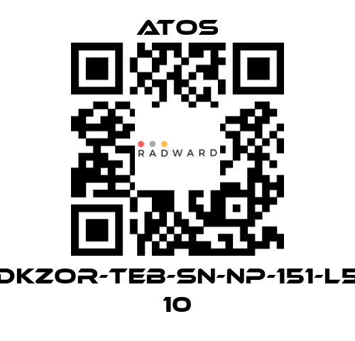 Atos-dkzor-teb-sn-np-151-l5 10 price