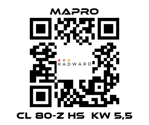 Mapro-CL 80-Z HS  kW 5,5 price