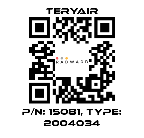 TERYAIR-P/N: 15081, Type: 2004034 price