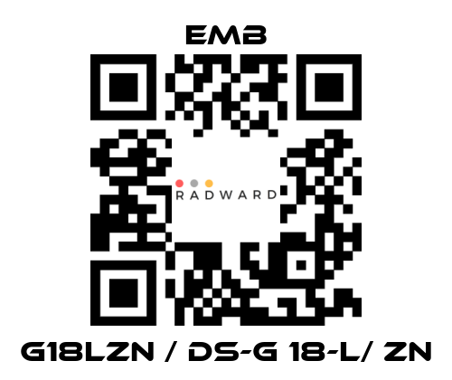 Emb-G18LZN / DS-G 18-L/ ZN price