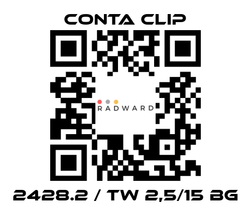 Conta Clip-2428.2 / TW 2,5/15 BG price