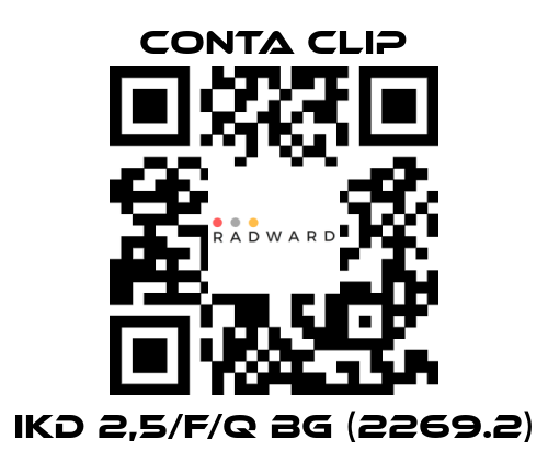 Conta Clip-IKD 2,5/F/Q BG (2269.2) price