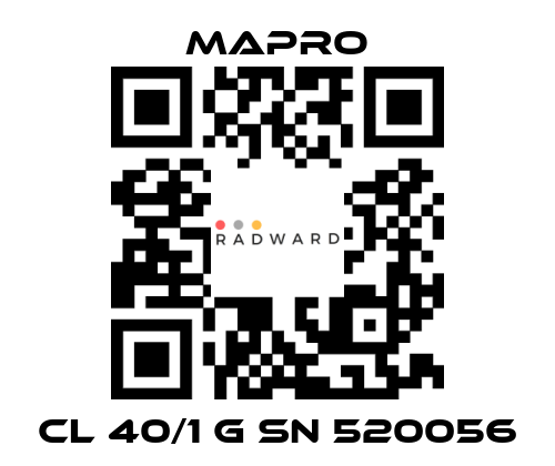 Mapro-CL 40/1 G SN 520056 price