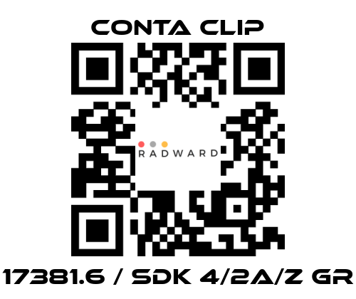 Conta Clip-17381.6 / SDK 4/2A/Z GR price