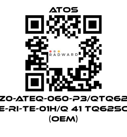 Atos-DHZ0-ATEQ-060-P3/QTQ62SC E-RI-TE-01H/Q 41 TQ62SC (OEM) price