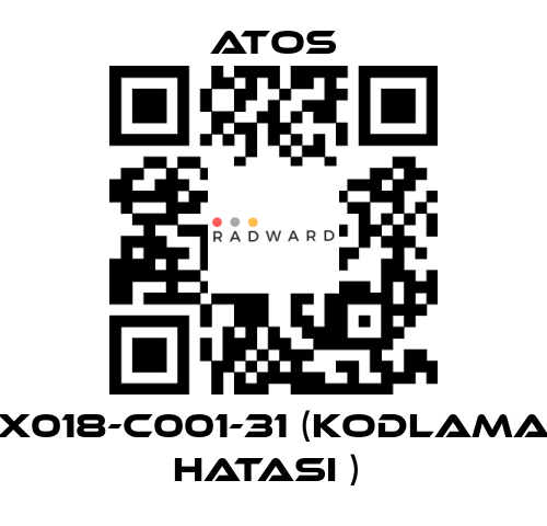 Atos-X018-C001-31 (KODLAMA HATASI )  price