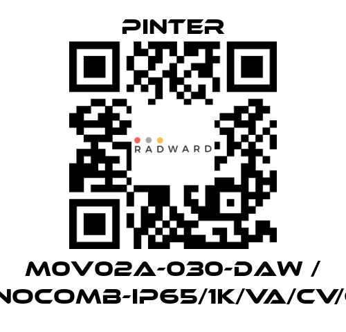 Pinter-M0V02A-030-DAW / MANOCOMB-IP65/1K/VA/CV/G1/2 price